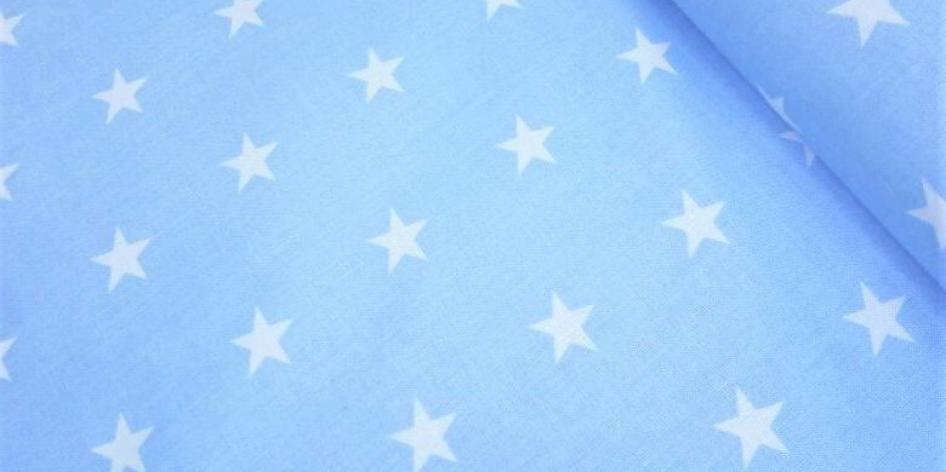 Сменная наволочка на подушку для беременных цвета: Звезды голубо-белые